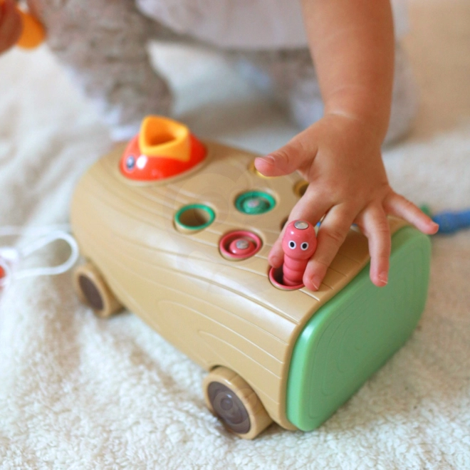 Woodpecker Dexterity Game Pull-Along Stroller for Infants