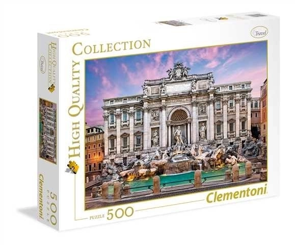 Clementoni Puzzle Trevi Fountain Italy 500 Pieces