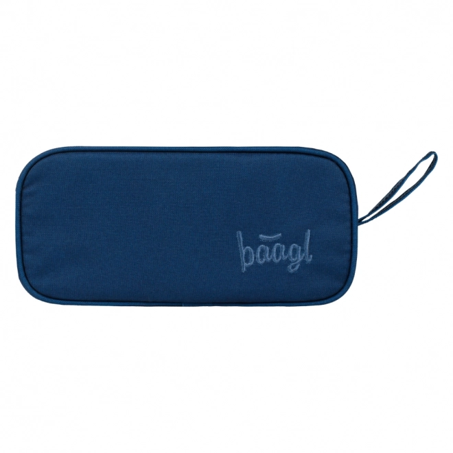 Baagl Student Pencil Case Big Navy