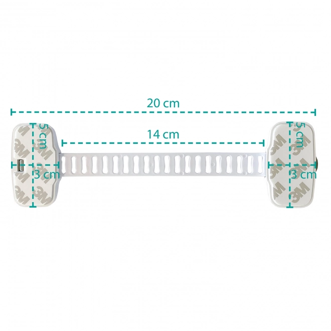 Universal Child Safety Lock White/Grey