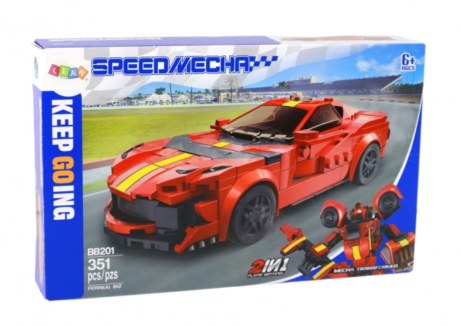 Building Blocks Sports Car & Robot Set