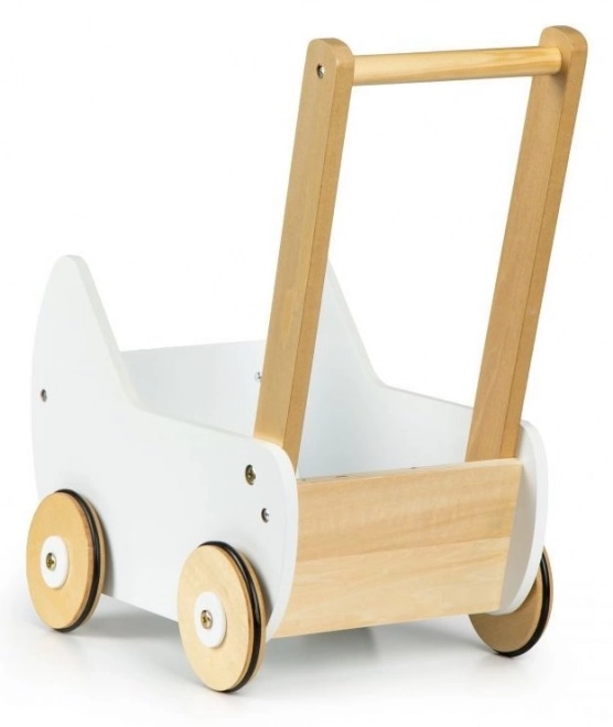 Wooden Doll Pram Stroller Walker Ecotoys