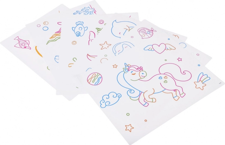 Reusable board with templates