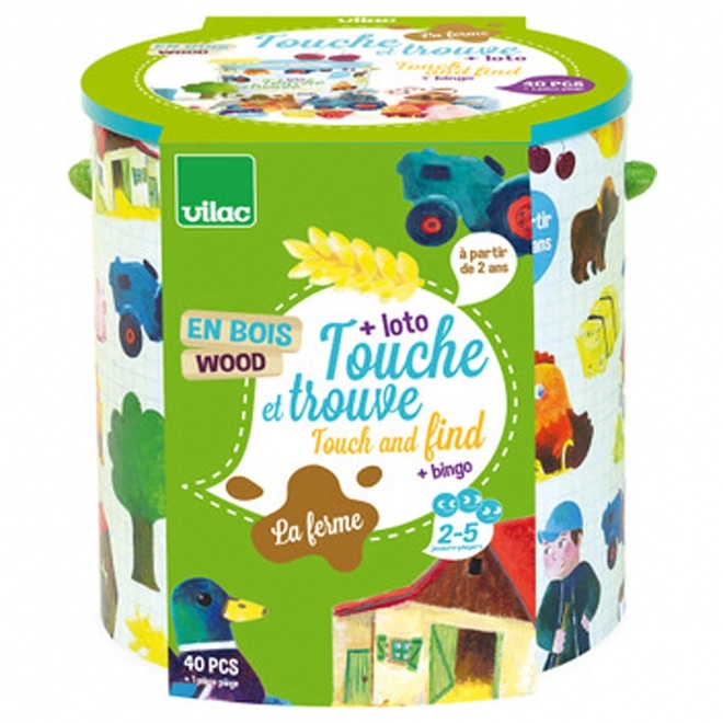 Vilac Touch and Find - Farm