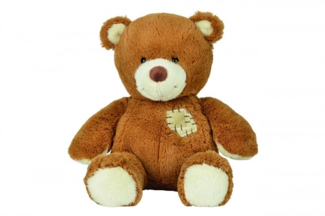 Plush Teddy Bear with Decorative Patch