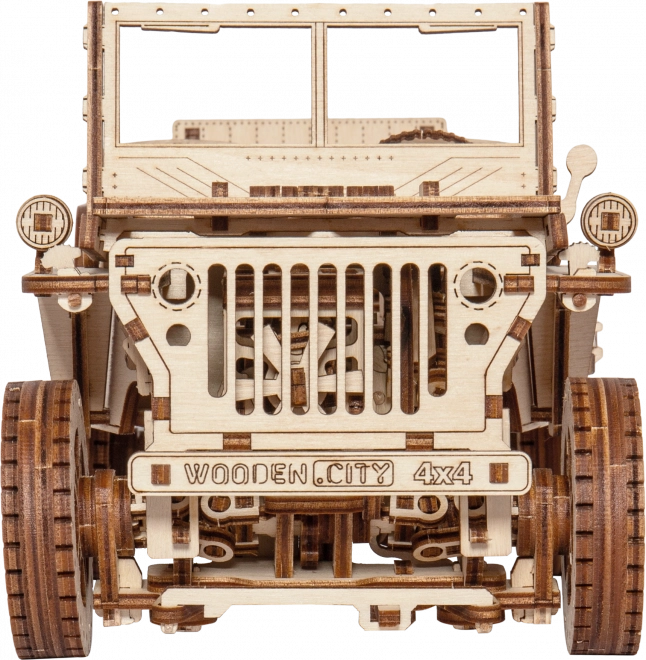 Wooden 3D Puzzle Jeep 4x4