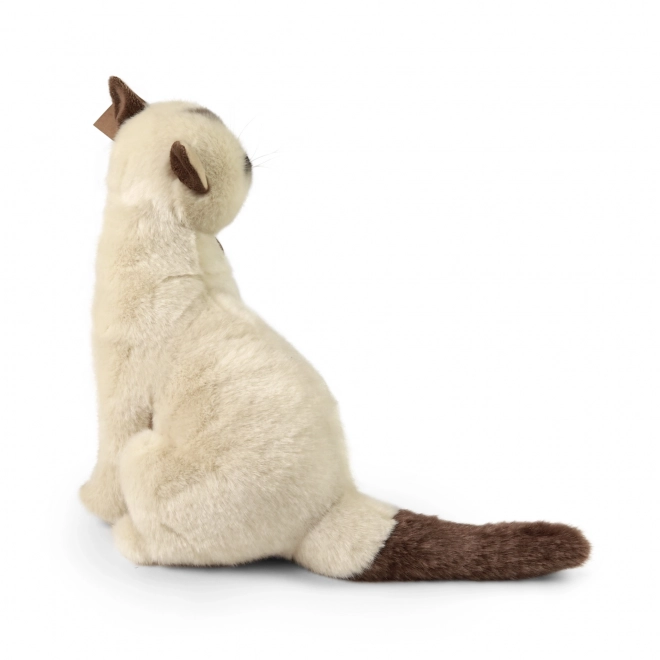 Eco-friendly plush siamese cat 30 cm