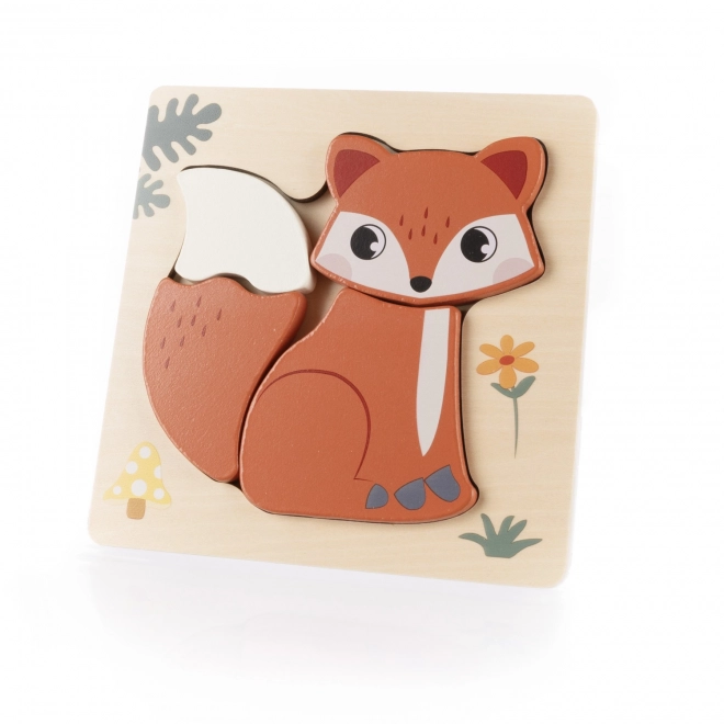 Wooden Animal Puzzle Small Fox