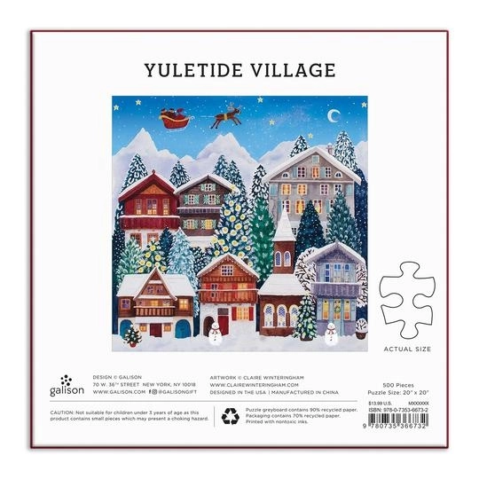 Christmas Village Puzzle 500 Pieces