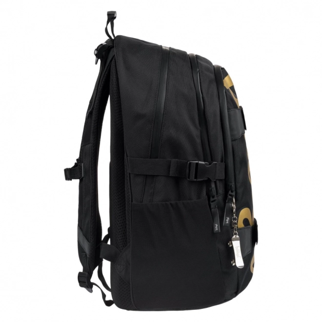 School Backpack Skate Gold