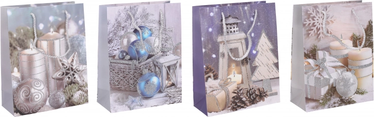 Christmas gift bag size S 18 × 23 × 8 cm