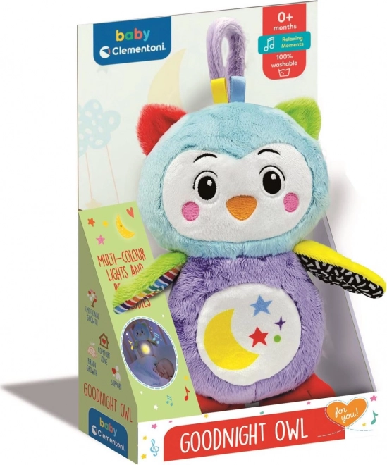 Goodnight Owl Plush Toy with Light