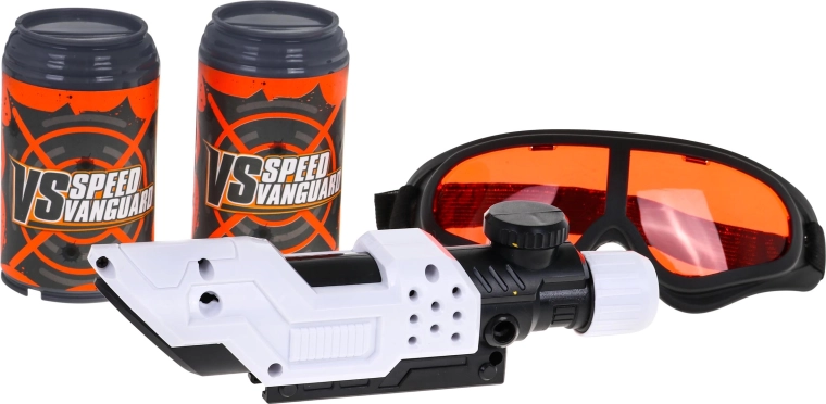 Gioco sicuro con bersagli e occhiali