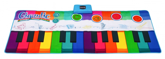 Large Musical Mat Colorful Keyboard