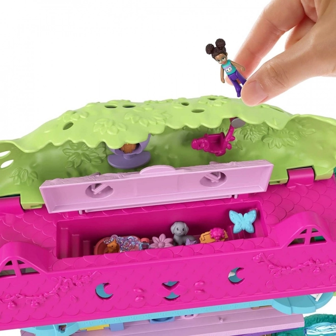 Polly Pocket Animal Adventure Treehouse Set