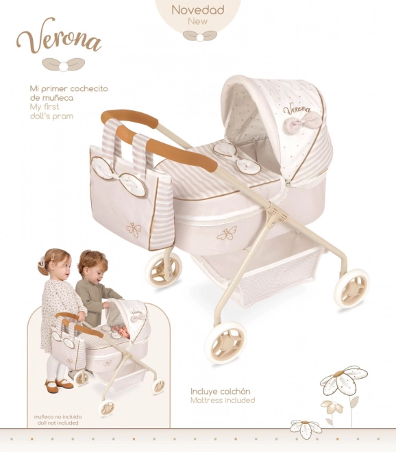 My First Doll Pram with Bag Verona 2024