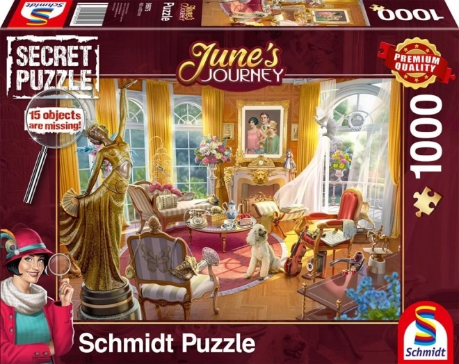 Schmidt Secret Puzzle June's Journey: Orchid Estate Salon 1000 Pieces