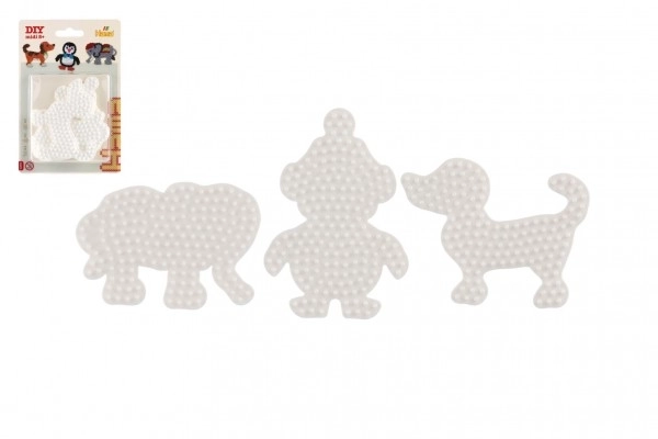 Ironing Beads Pegboard Set - Elephant, Penguin, Dog