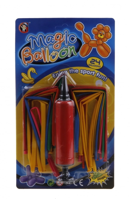 Modeling Balloons with Pump 24 pcs