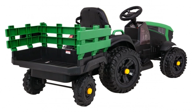 Titanium Tractor with Green Trailer