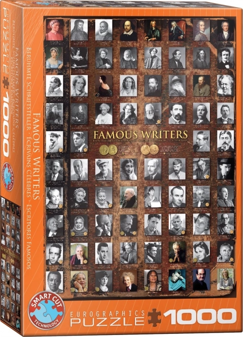 Eurographics Puzzle - Famous Writers 1000 Pieces