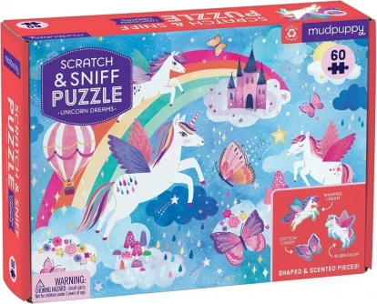 Scented and shaped pieces for sensory fun