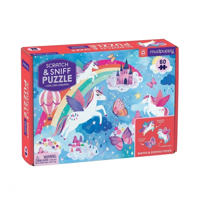 Mudpuppy unicorn dreams scented puzzle