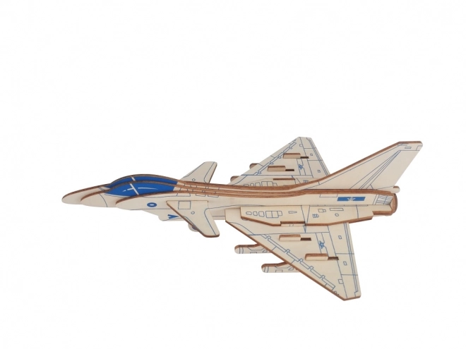 Woodcraft 3D Puzzle Fighter Jet Raptor J10