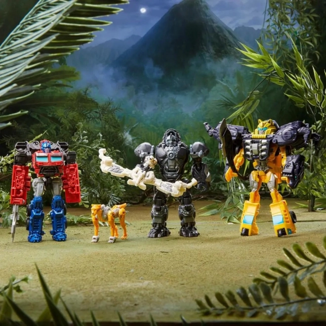 Mv7 Battle Changers 2 Pack Optimus Primal Figures