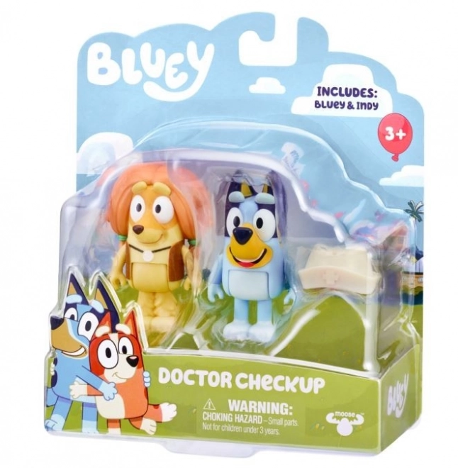 Bluey Doctor Visit Figurine Set