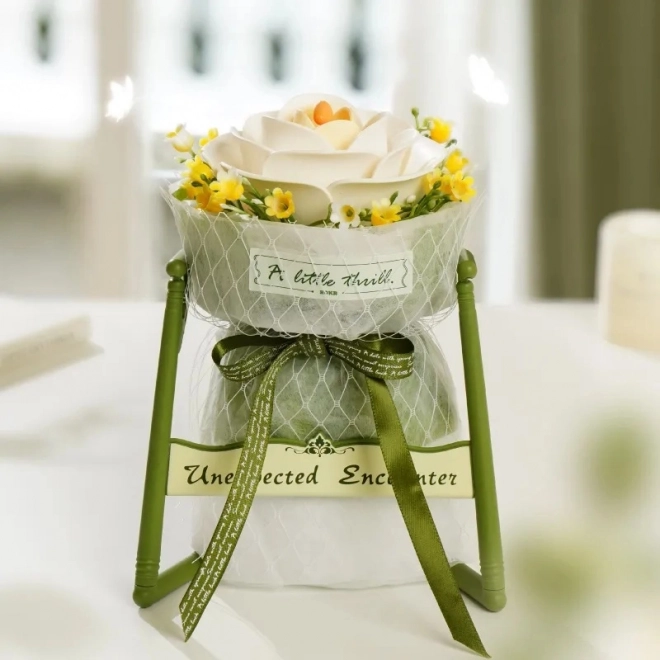 3D Puzzle White Camellia