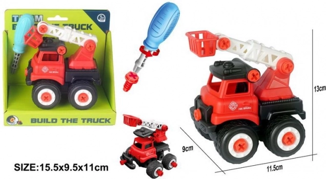 Screwable Firefighting Car 13 cm