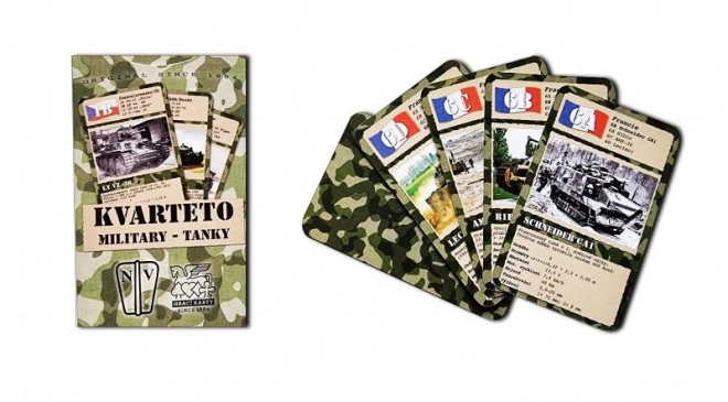 Quartet Military Tanks Card Game