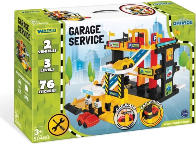 Car wash, fuel pump, and 2 cars included