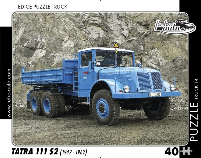 Retro Cars Puzzle Truck Tatra 111