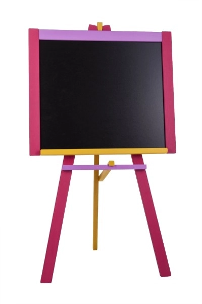 Wooden Standing Chalkboard Blue – Pink