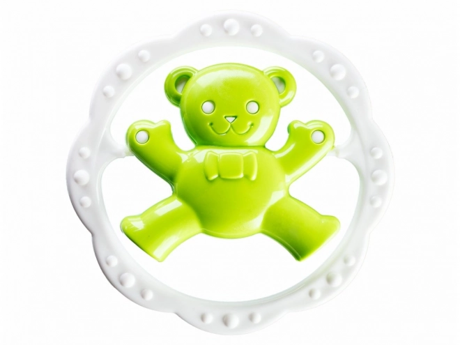 Colorful Rattle Circle with Bear or Bunny