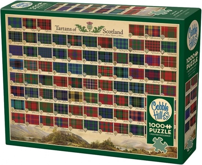 Cobble Hill Scottish Tartans Jigsaw Puzzle 1000 Pieces