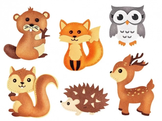 Creative Felt Animals Sewing Kit