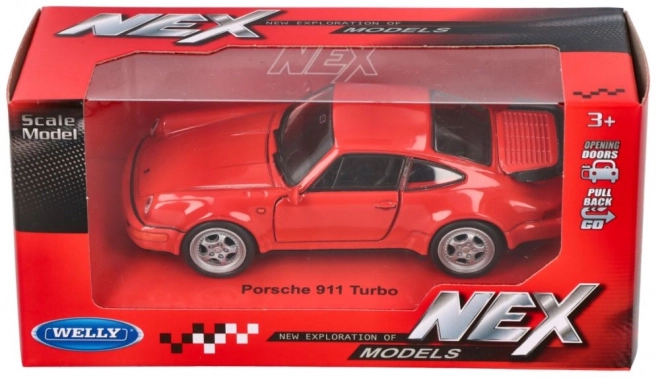 Die-cast Porsche 911 Turbo Model, Scale 1:36