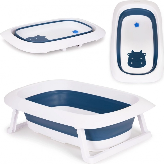 Ecotoys Foldable Bathtub Cow Blue – Blue