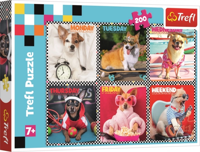 Trefl Puzzle Happy Puppies 200 Pieces