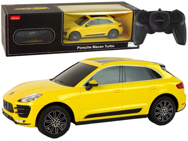 Remote Control Porsche Macan Turbo Yellow