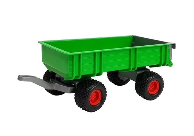 Green Tractor Loader with Trailer by Polesie