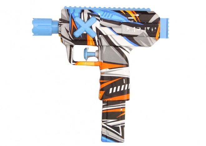 Small Water Gun Graffiti Blue Orange