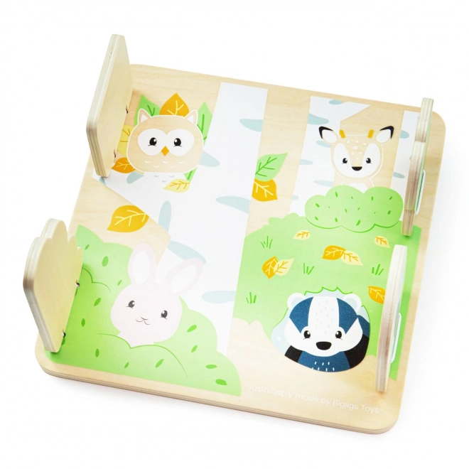 Bigjigs Toys Forest Animal Peekaboo Puzzle