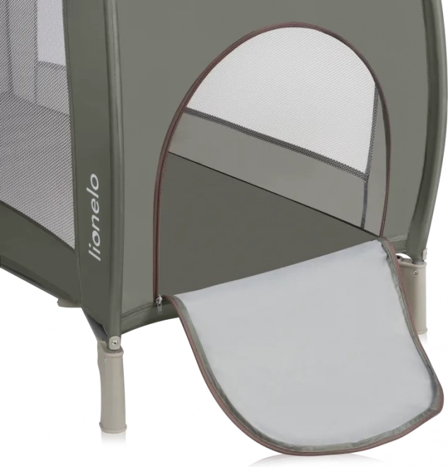 Travel Cot Lionelo Sven Plus Beige Olive
