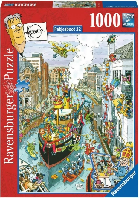 Ravensburger Cities of the World Puzzle: Pakjesboot 12