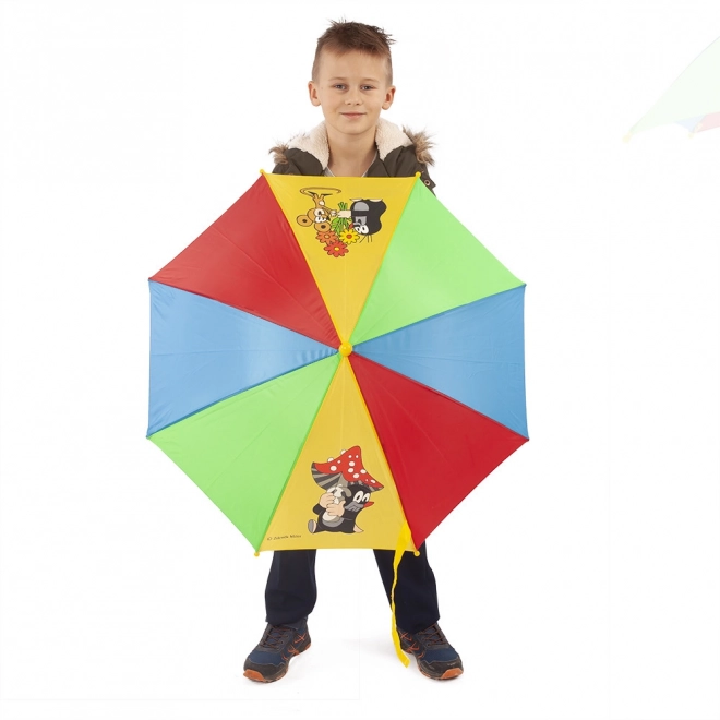 Rain Umbrella With Krtek Design