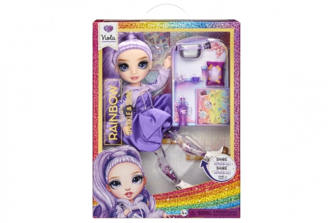 Rainbow High Sparkle & Shine Fashion Doll - Violet